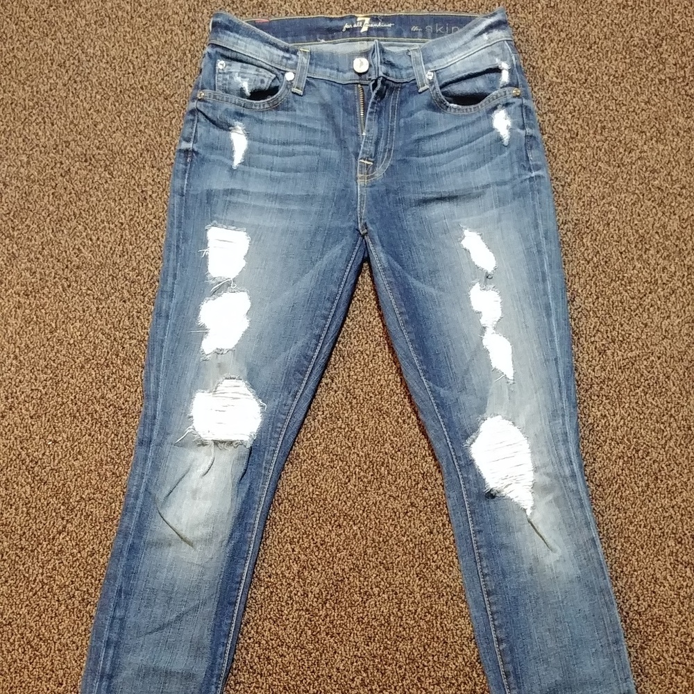 7 "the skinny" Distressed 24